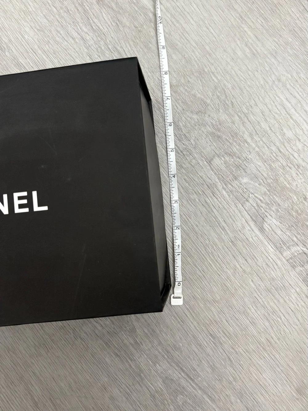 CHANEL Black and White Logo Gift Box